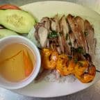 Best C7. Char-Grilled Beef & Chicken Steam Rice Platter in Galveston, TX