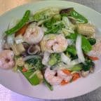 Best ST5. Shrimp Stir-fried with Mixed Vegetable in Galveston, TX
